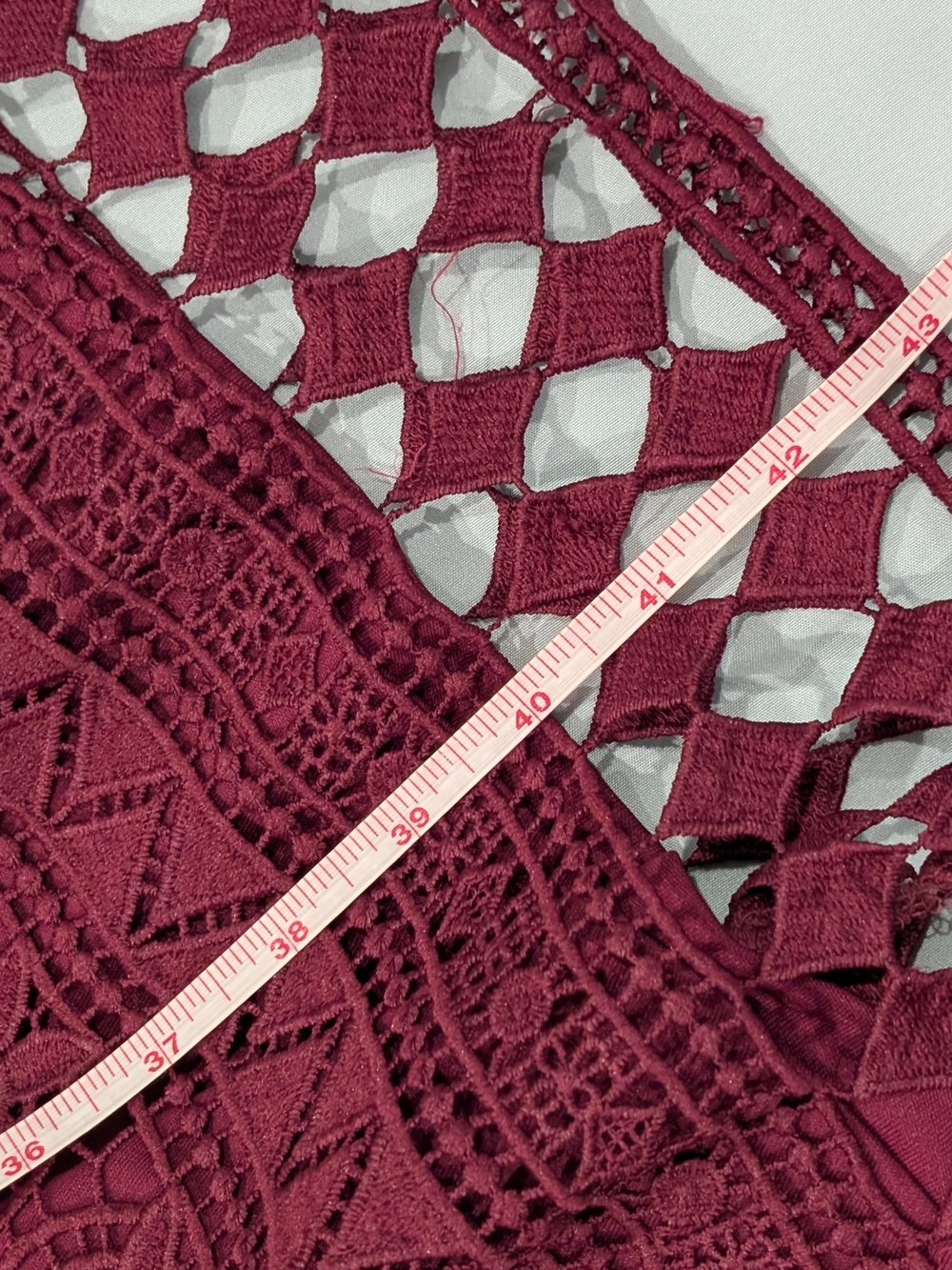 Lulu's Madly In Love Sleeveless Burgundy Lace Fit & Flare Dress - Picture 6 of 10